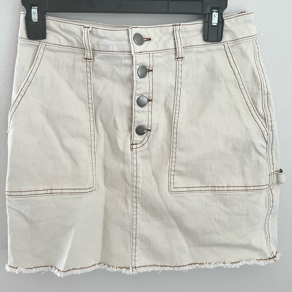 Off-White Jean Skirt